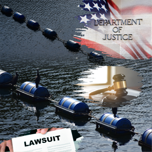 Department of Justice has filed a lawsuit against Texas over floating barriers in the Rio Grande